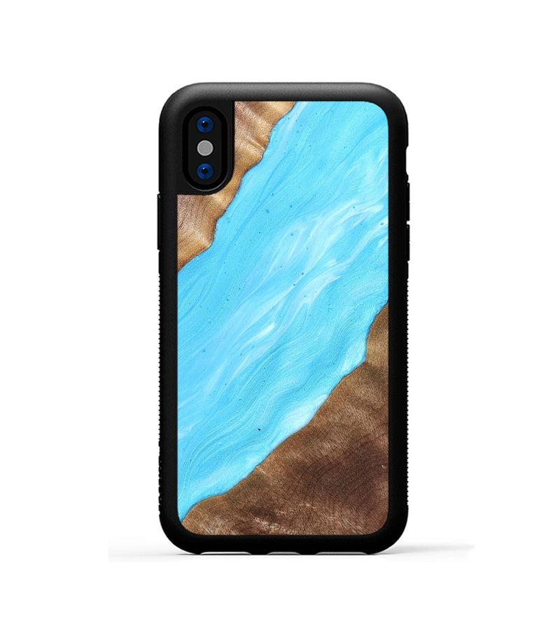 iPhone Xs Wood Phone Case - Bernard (Coastal, 826979)