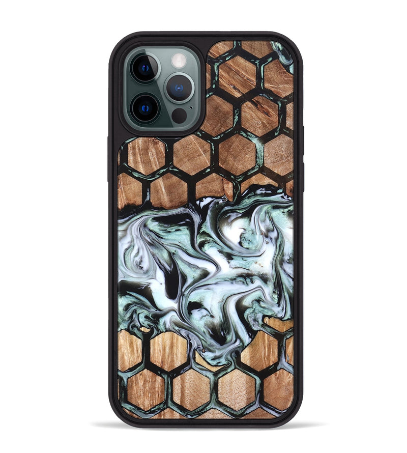iPhone 12 Pro Max Wood Phone Case - Nalani (Pattern, 826981)