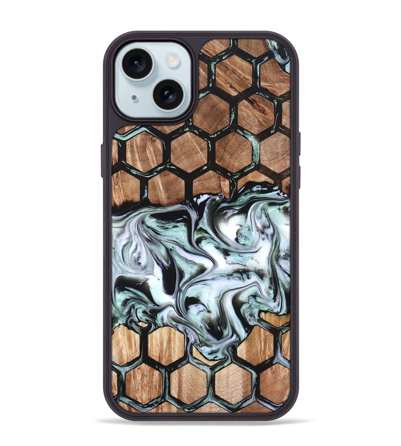 iPhone 15 Plus Wood Phone Case - Nalani (Pattern, 826981)