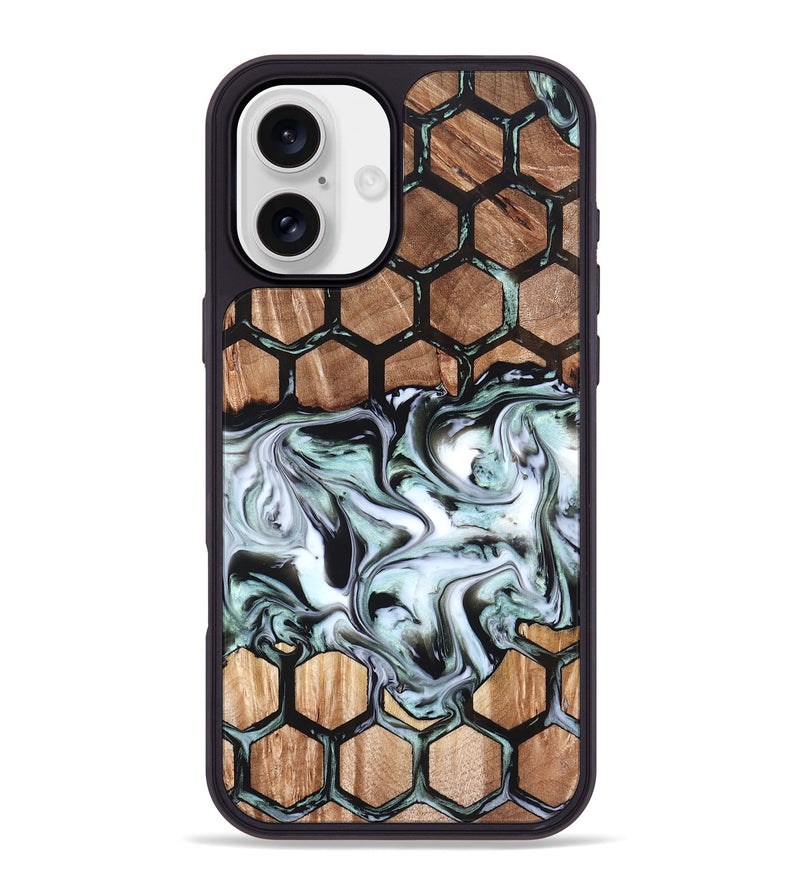 iPhone 16 Plus Wood Phone Case - Nalani (Pattern, 826981)