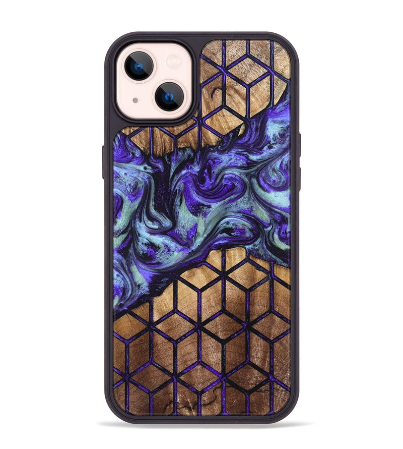 iPhone 14 Plus Wood Phone Case - Wren (Pattern, 826983)