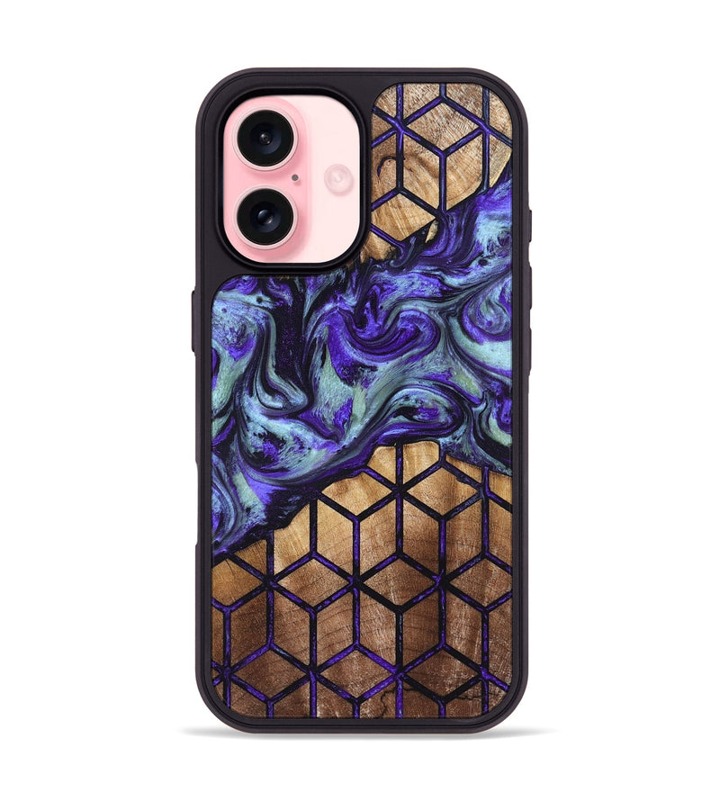 iPhone 16 Wood Phone Case - Wren (Pattern, 826983)