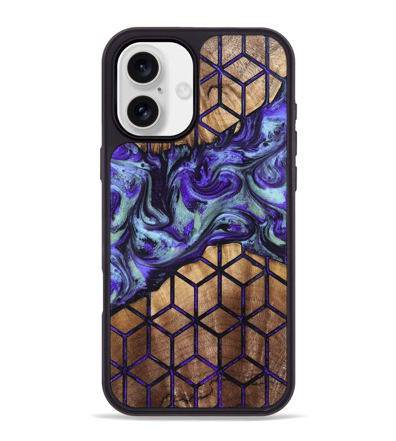 iPhone 16 Plus Wood Phone Case - Wren (Pattern, 826983)