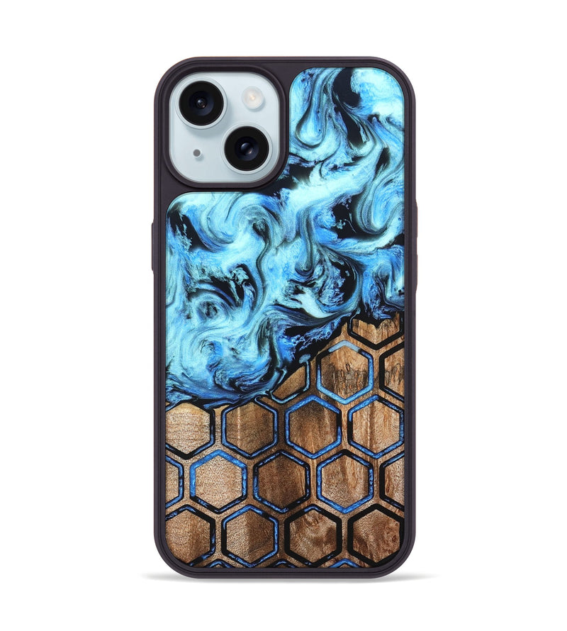 iPhone 15 Wood Phone Case - Kira (Pattern, 826984)