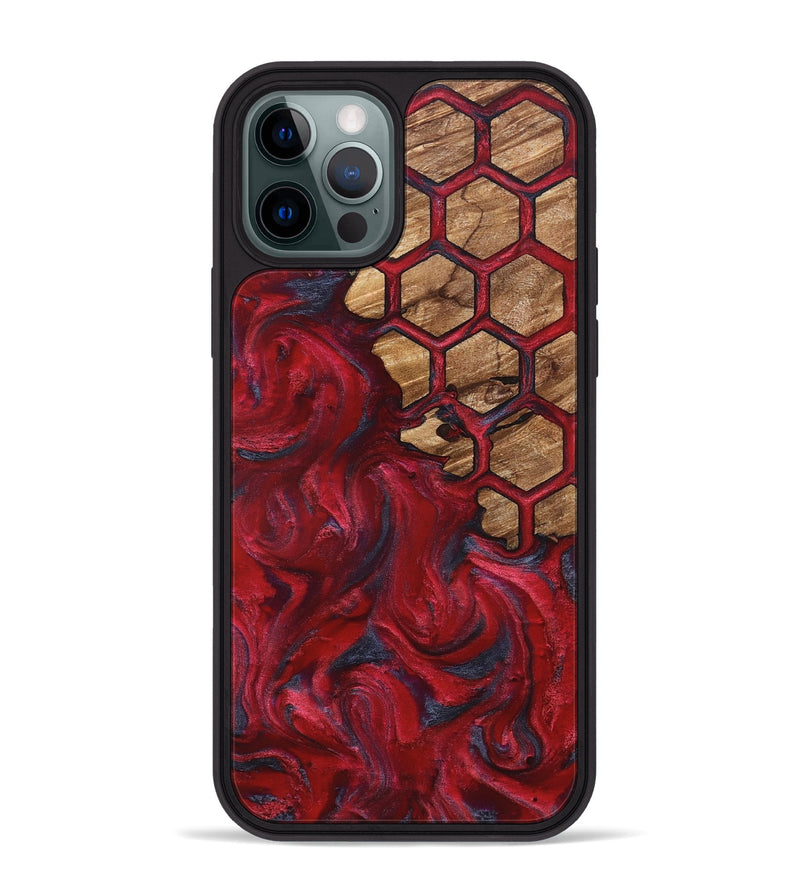 iPhone 12 Pro Max Wood Phone Case - Jasen (Pattern, 826989)