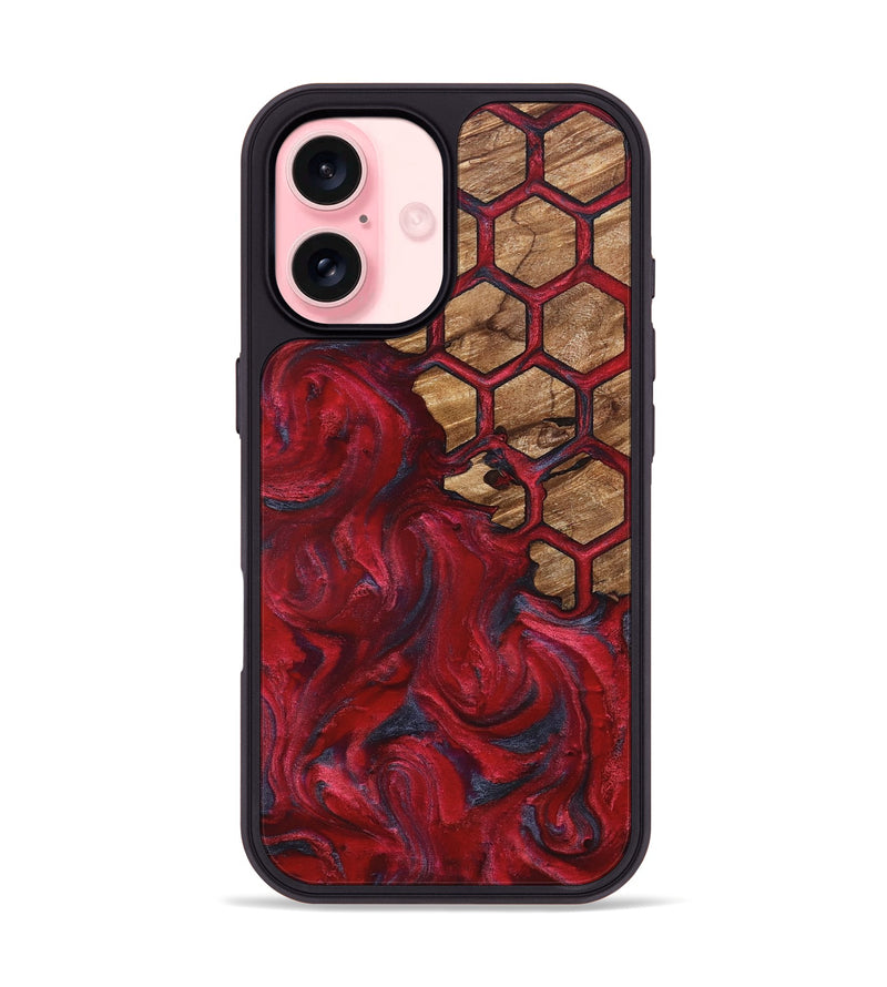 iPhone 16 Wood Phone Case - Jasen (Pattern, 826989)