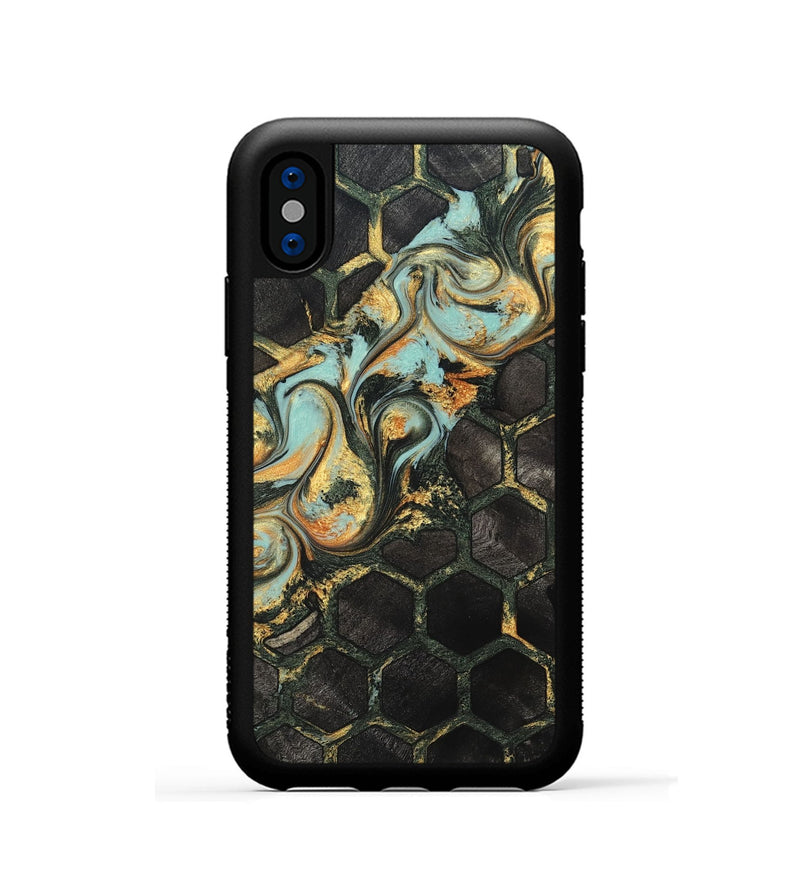 iPhone Xs Wood Phone Case - Kinsey (Pattern, 826991)