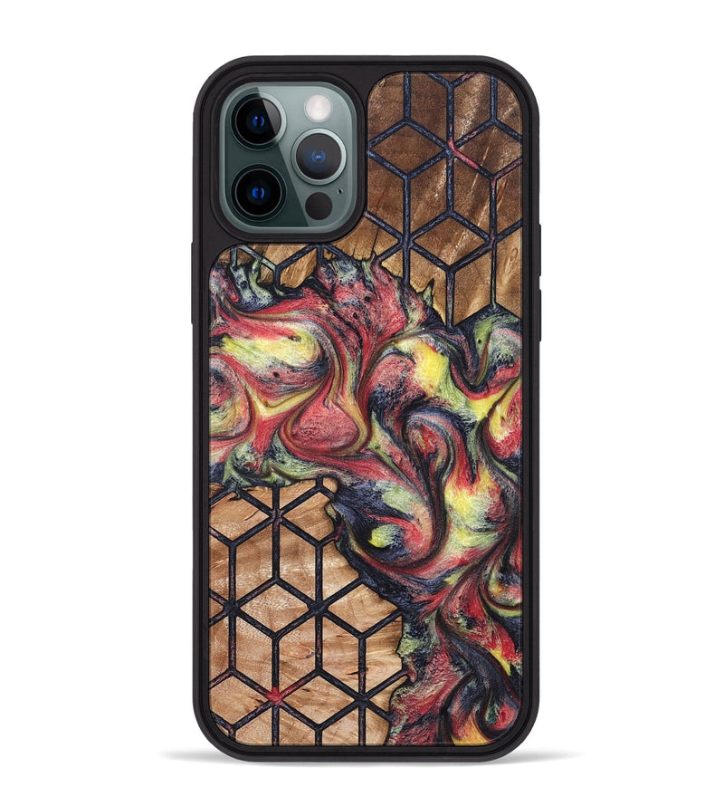 iPhone 12 Pro Max Wood Phone Case - Janna (Pattern, 826992)