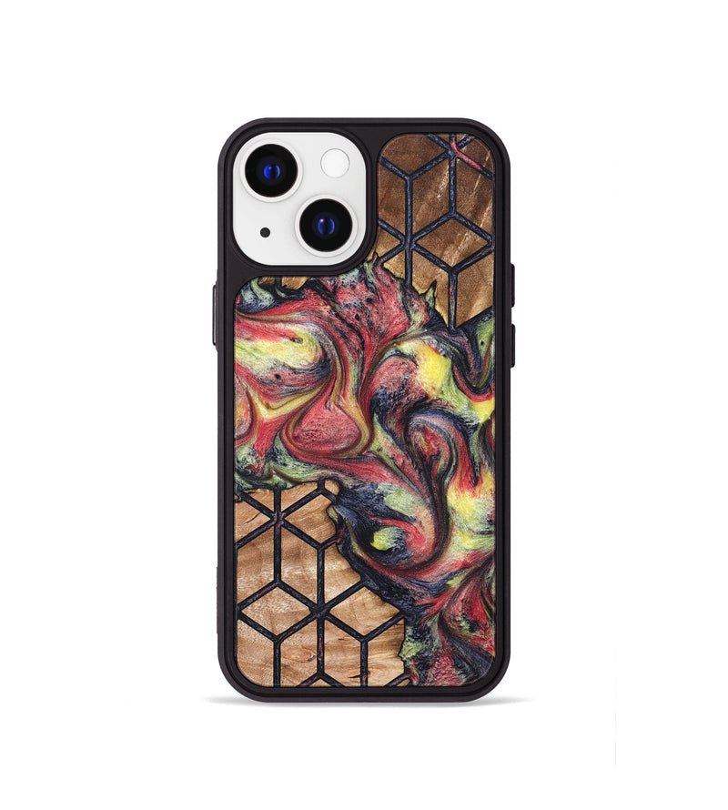 iPhone 13 mini Wood Phone Case - Janna (Pattern, 826992)