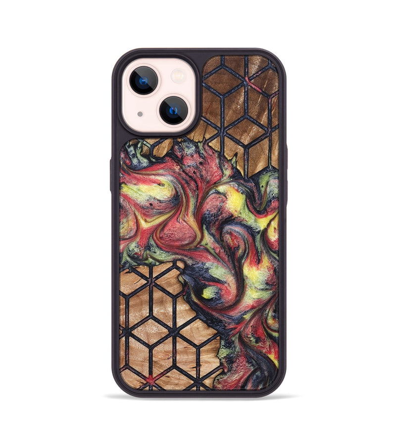 iPhone 14 Wood Phone Case - Janna (Pattern, 826992)