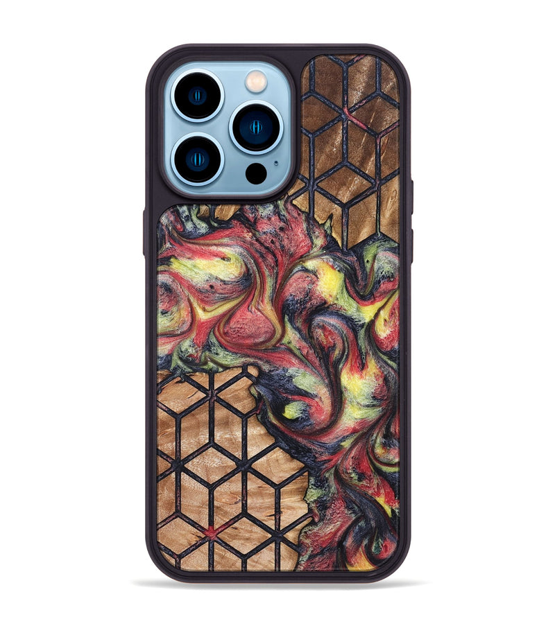 iPhone 14 Pro Max Wood Phone Case - Janna (Pattern, 826992)