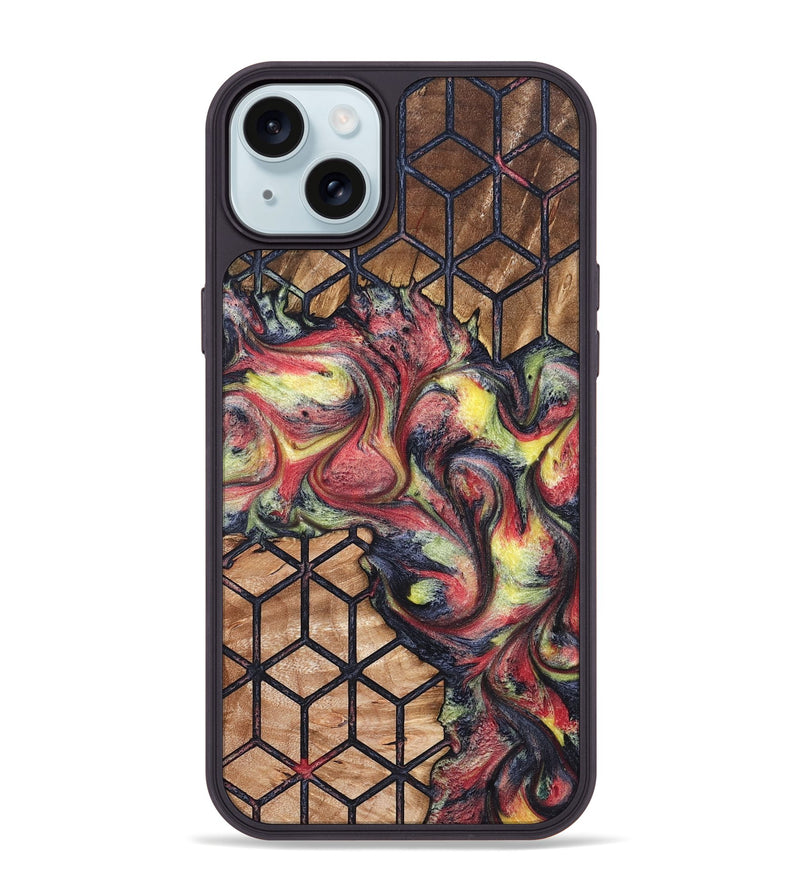 iPhone 15 Plus Wood Phone Case - Janna (Pattern, 826992)