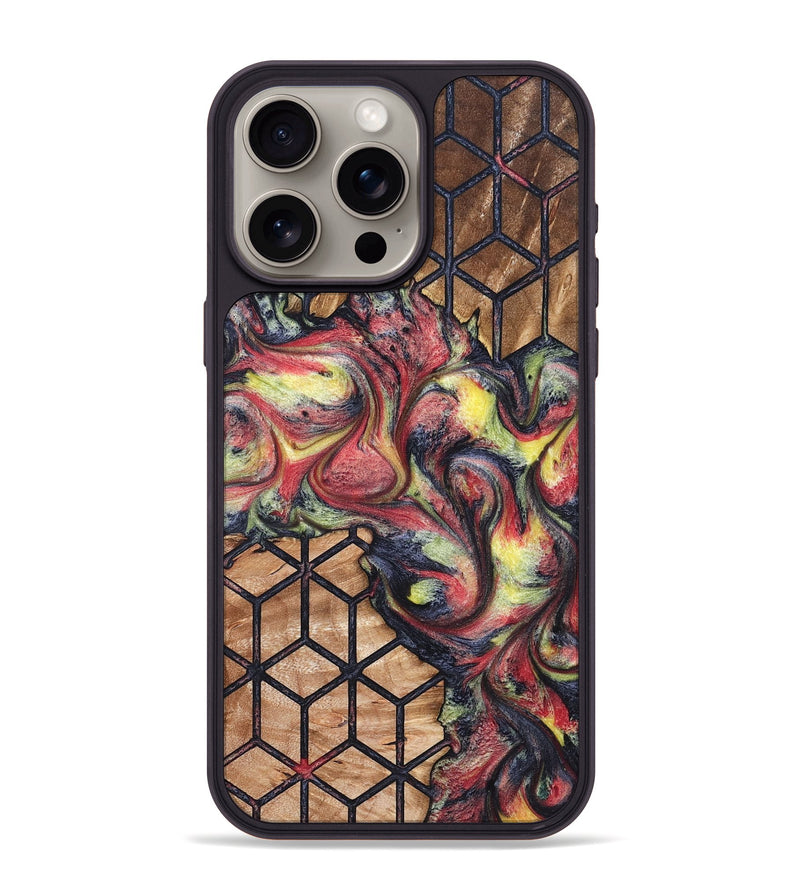 iPhone 15 Pro Max Wood Phone Case - Janna (Pattern, 826992)