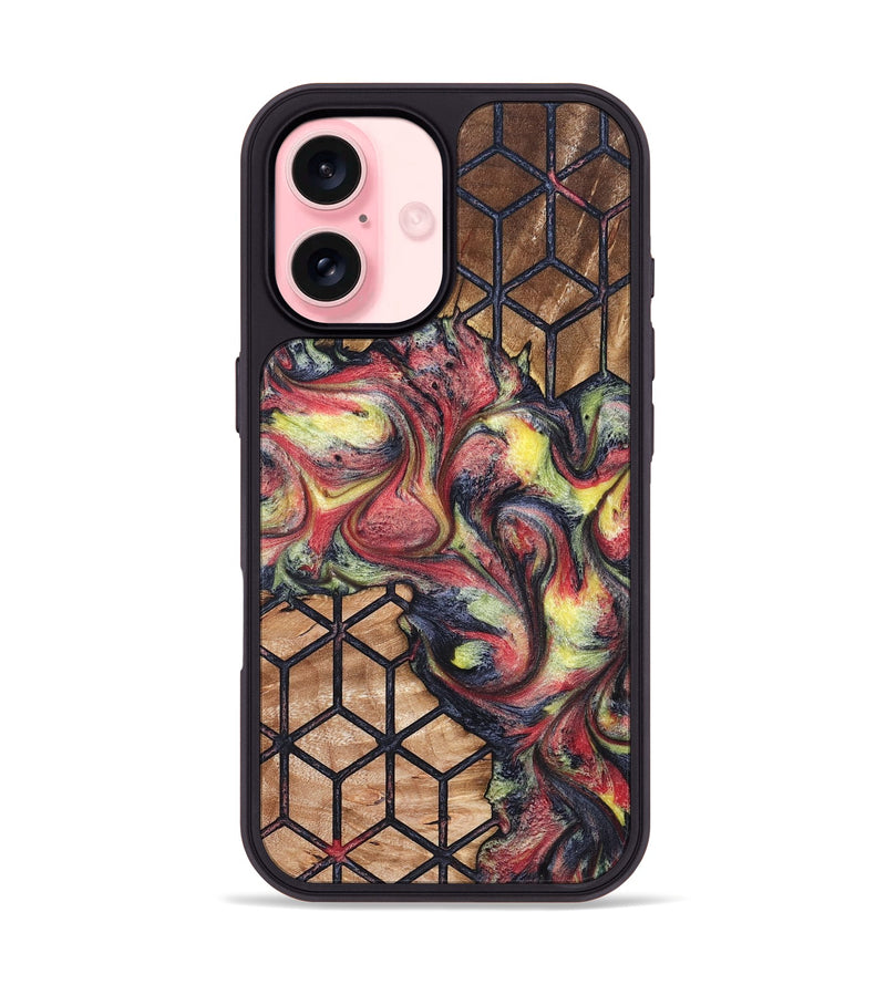 iPhone 16 Wood Phone Case - Janna (Pattern, 826992)
