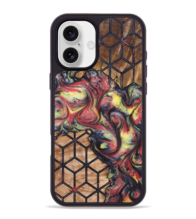 iPhone 16 Plus Wood Phone Case - Janna (Pattern, 826992)