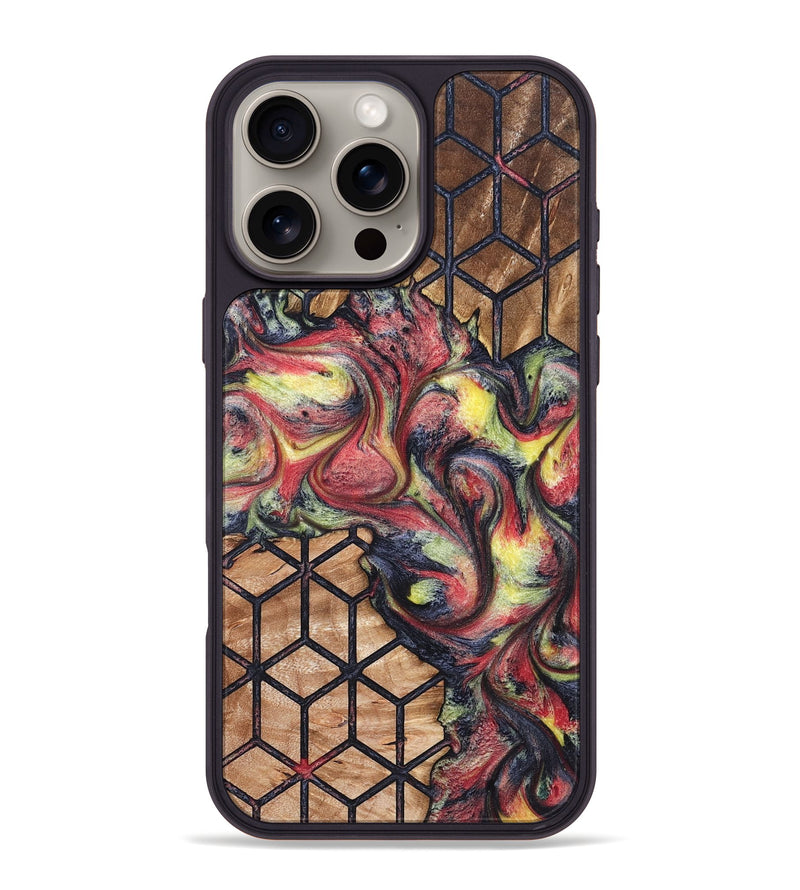 iPhone 16 Pro Max Wood Phone Case - Janna (Pattern, 826992)