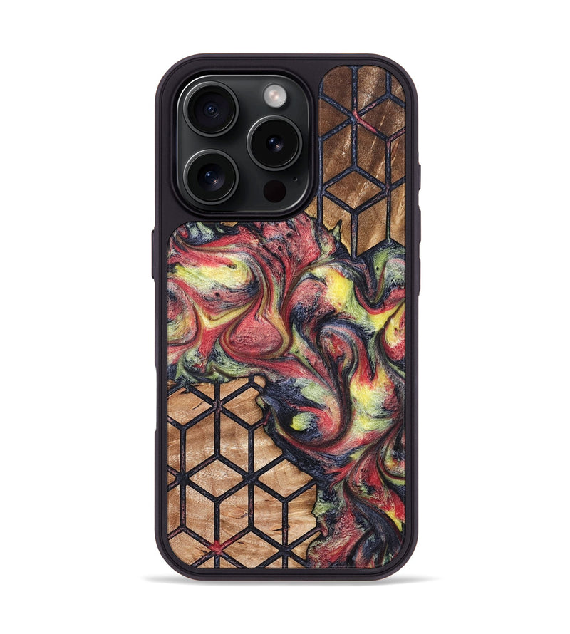 iPhone 16 Pro Wood Phone Case - Janna (Pattern, 826992)