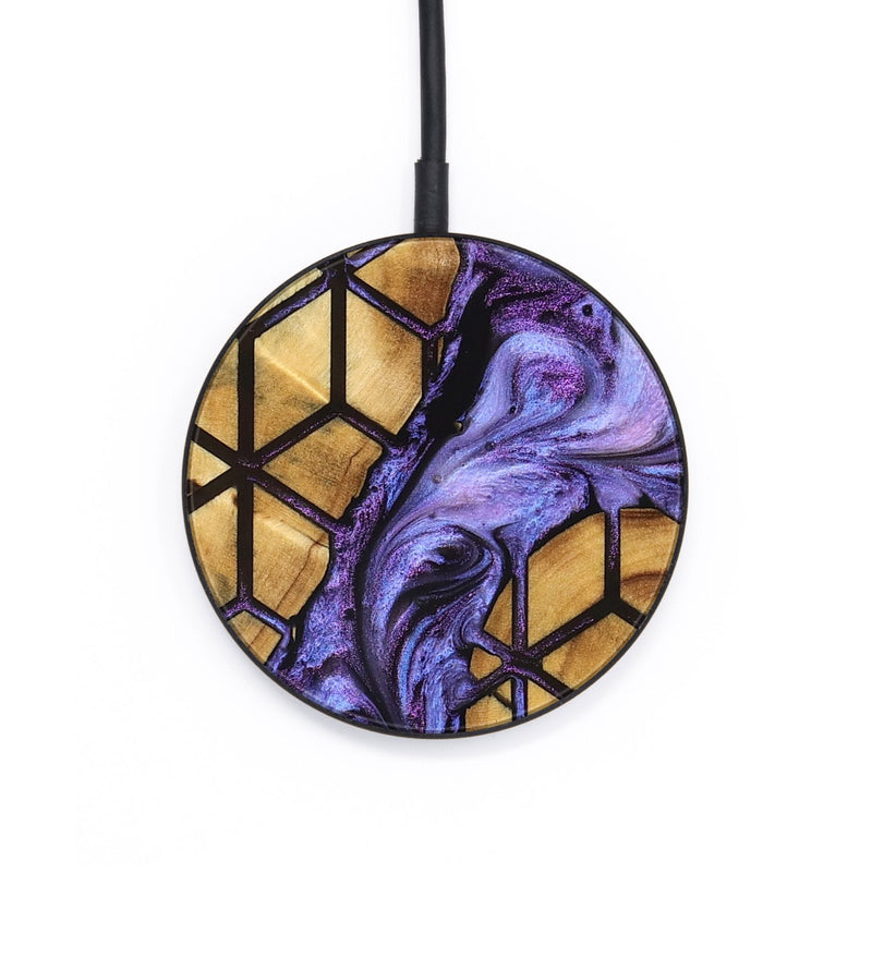 Circle Wood Wireless Charger - Nikolai (Pattern, 826994)