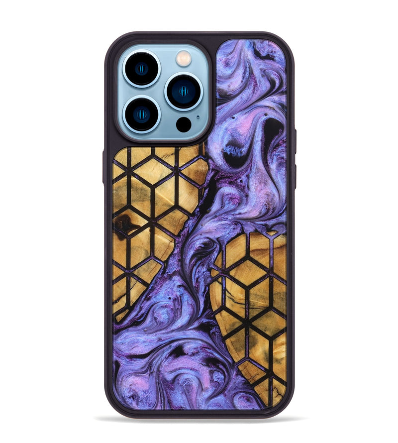 iPhone 14 Pro Max Wood Phone Case - Nikolai (Pattern, 826994)