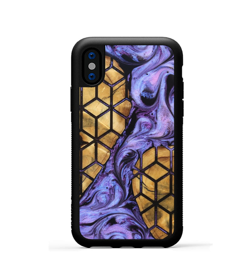 iPhone Xs Wood Phone Case - Nikolai (Pattern, 826994)
