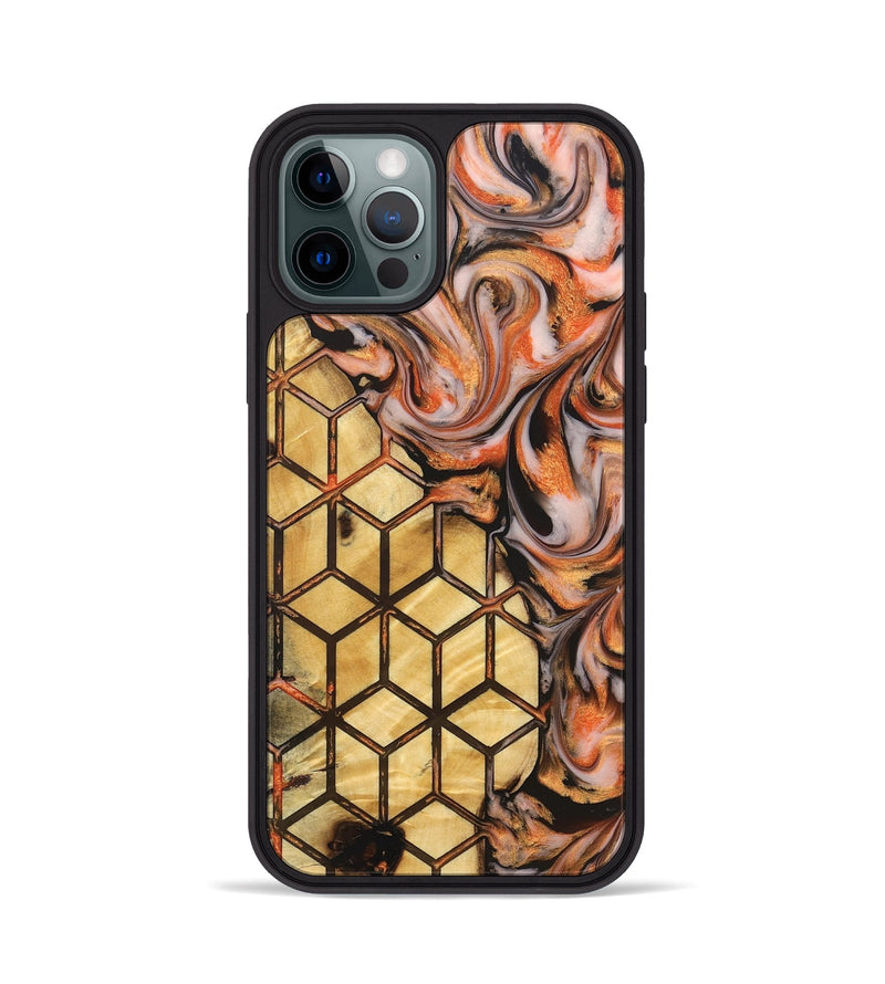 iPhone 12 Pro Wood Phone Case - Ari (Pattern, 826995)