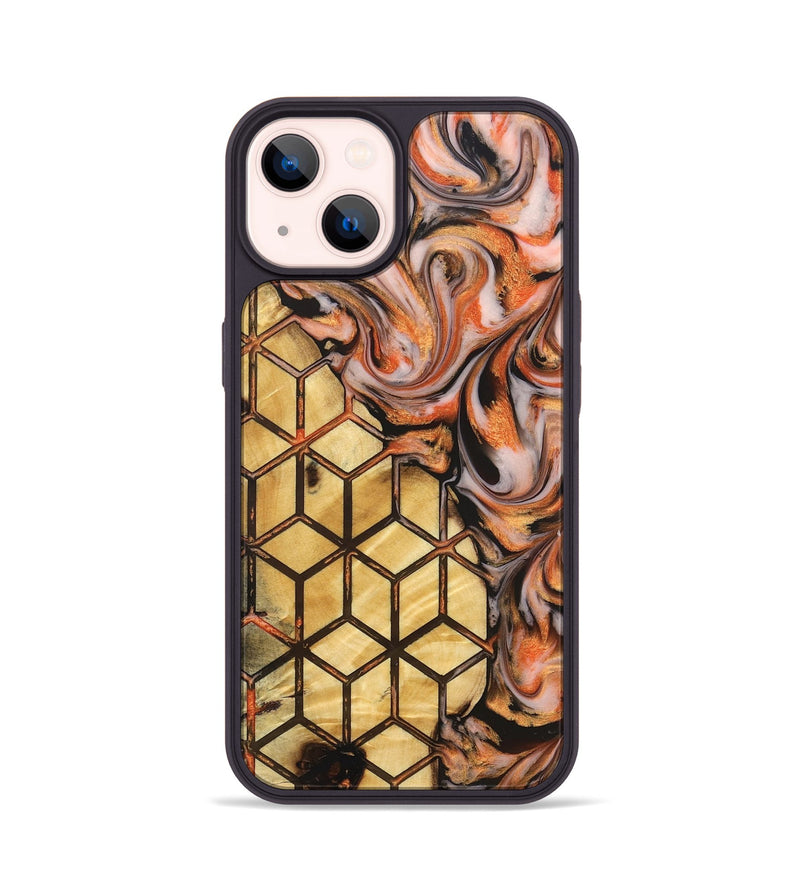 iPhone 14 Wood Phone Case - Ari (Pattern, 826995)