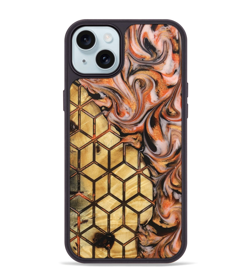 iPhone 15 Plus Wood Phone Case - Ari (Pattern, 826995)