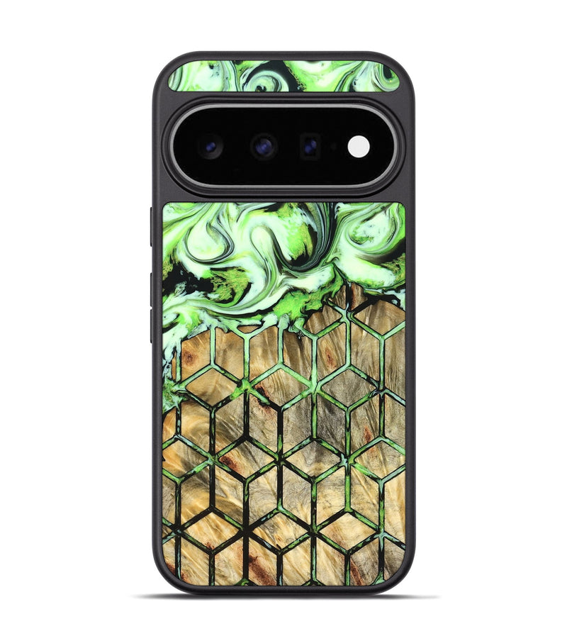 Pixel 11 Pro Wood Phone Case - Yadira (Neon, 826997)