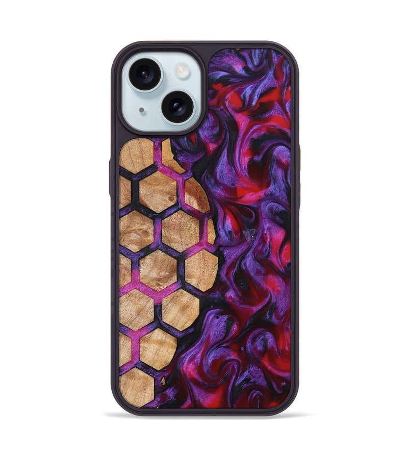 iPhone 15 Wood Phone Case - Maranda (Pattern, 826998)
