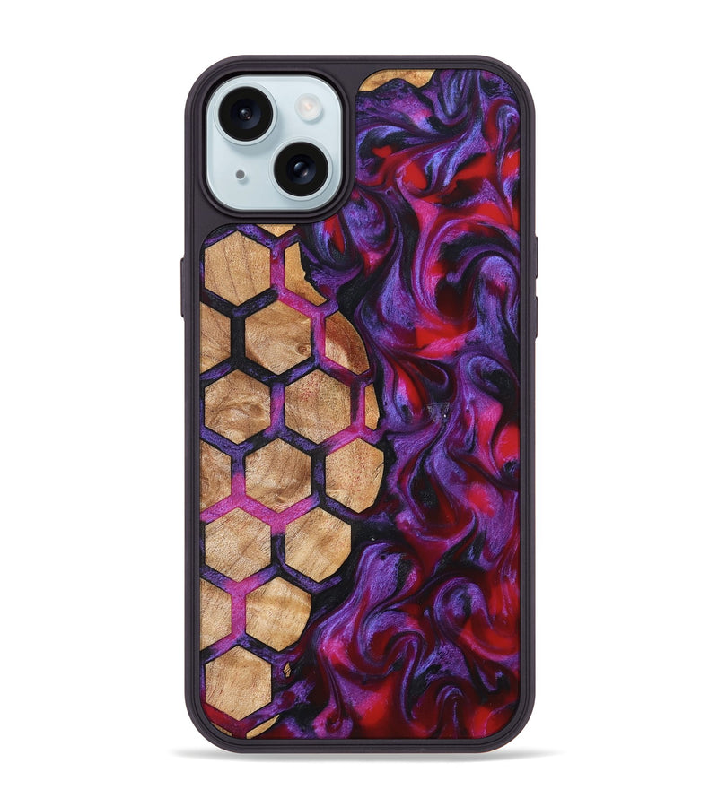 iPhone 15 Plus Wood Phone Case - Maranda (Pattern, 826998)