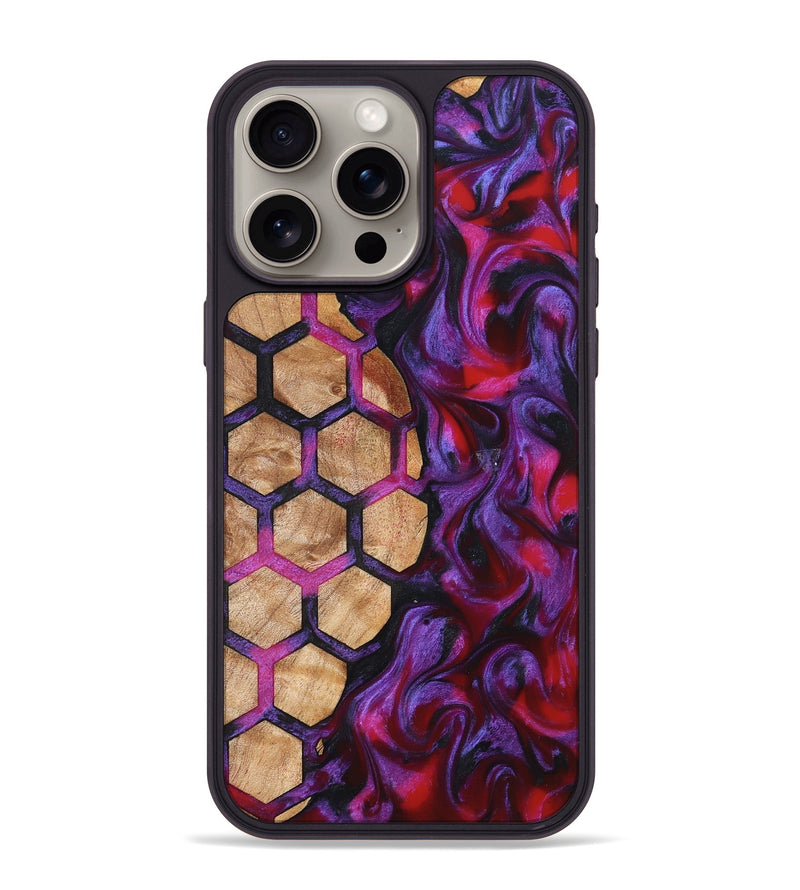 iPhone 15 Pro Max Wood Phone Case - Maranda (Pattern, 826998)