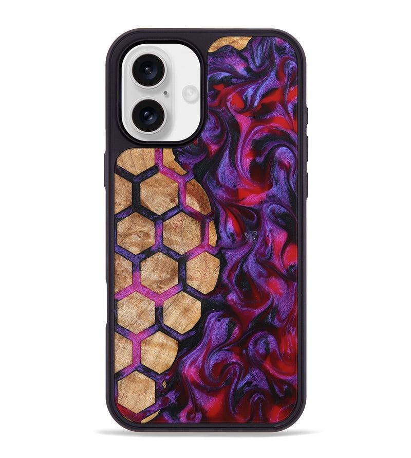iPhone 16 Plus Wood Phone Case - Maranda (Pattern, 826998)