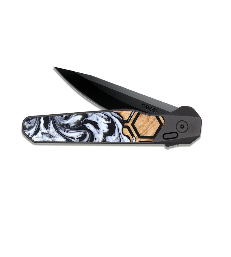 EDC Dark Slate Wood Pocket Knife - Raymond (Pattern, 826999)