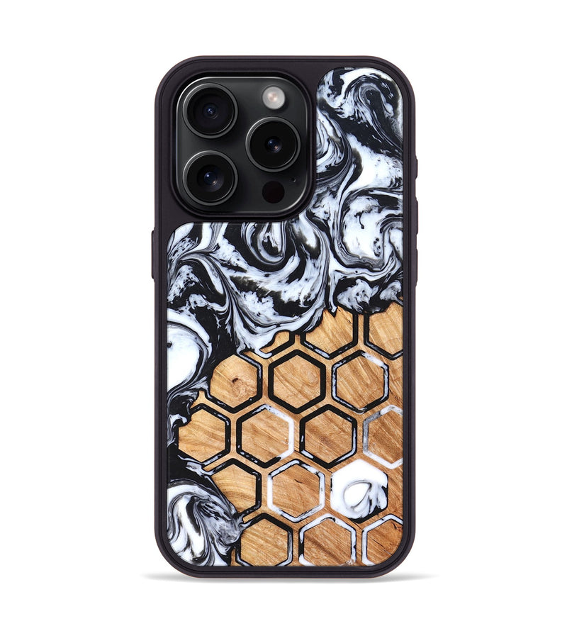 iPhone 15 Pro Wood Phone Case - Raymond (Pattern, 826999)