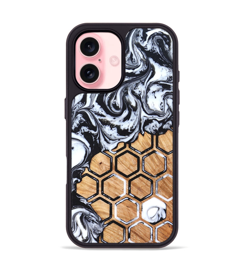 iPhone 16 Wood Phone Case - Raymond (Pattern, 826999)