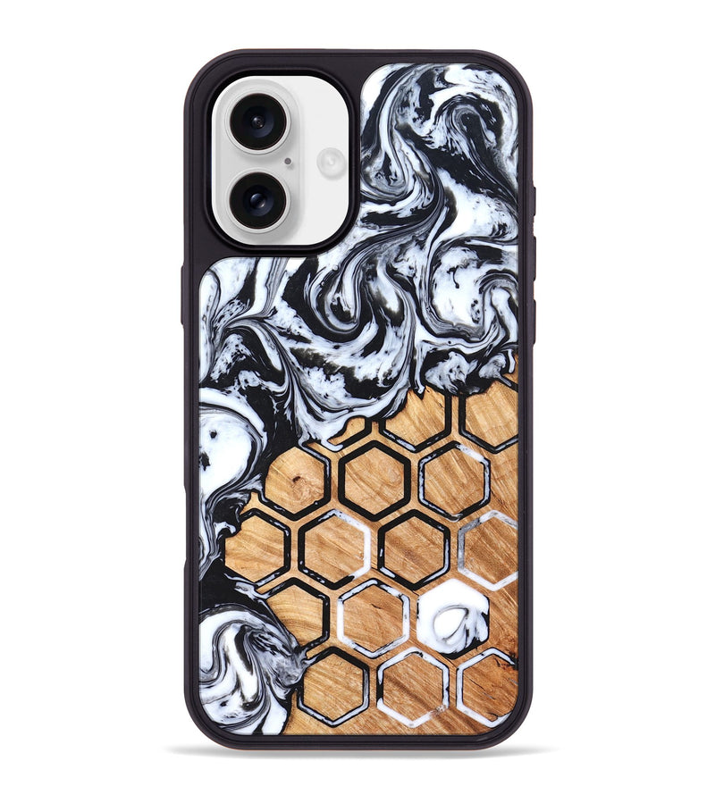 iPhone 16 Plus Wood Phone Case - Raymond (Pattern, 826999)