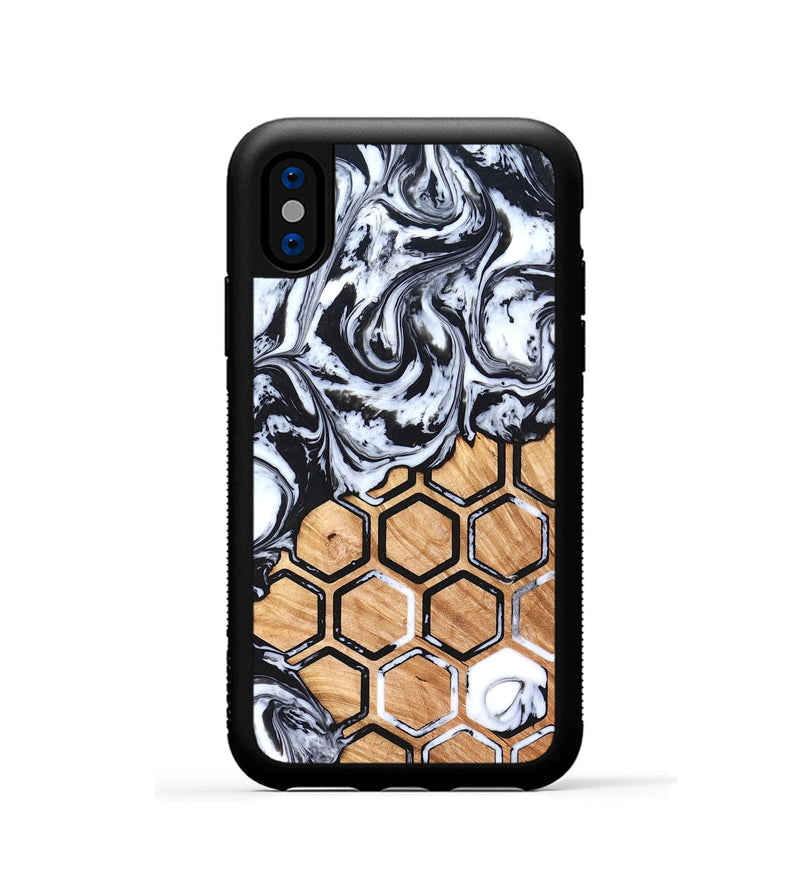 iPhone Xs Wood Phone Case - Raymond (Pattern, 826999)