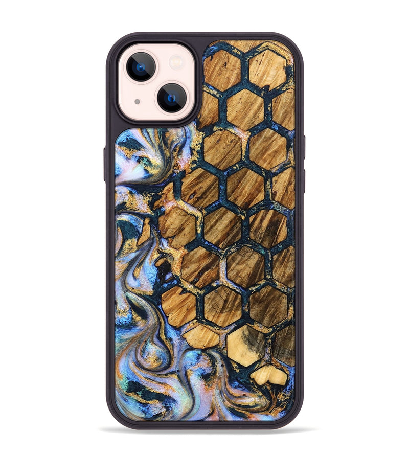 iPhone 14 Plus Wood Phone Case - Carli (Pattern, 827000)