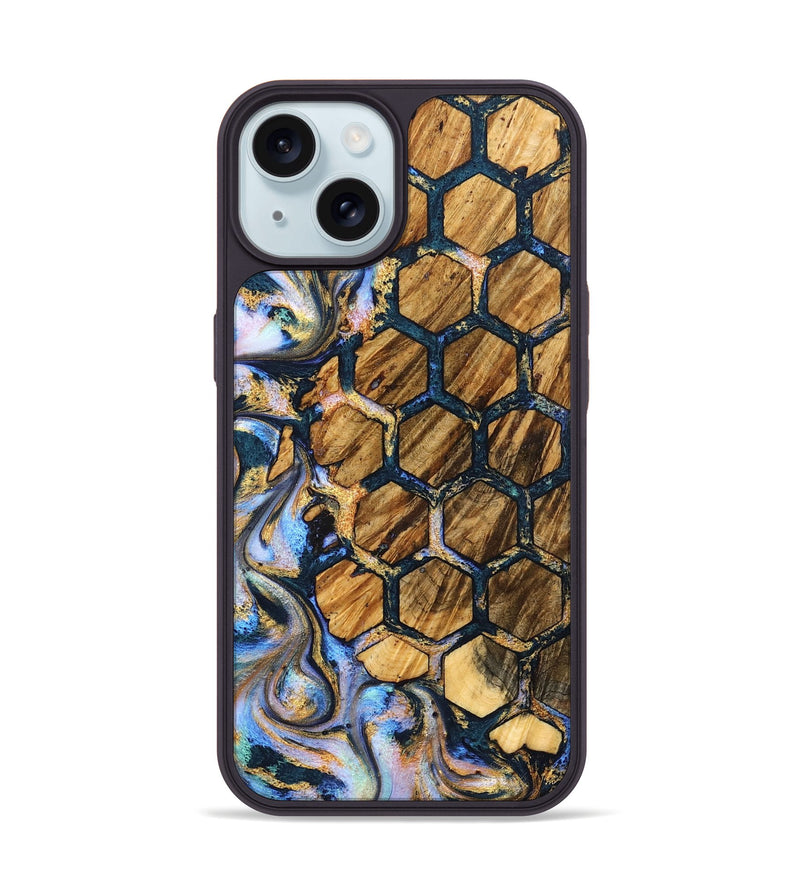 iPhone 15 Wood Phone Case - Carli (Pattern, 827000)