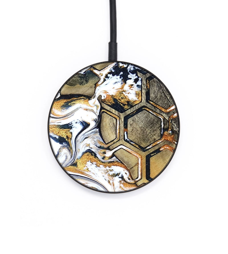 Circle Wood Wireless Charger - Kathlyn (Pattern, 827001)