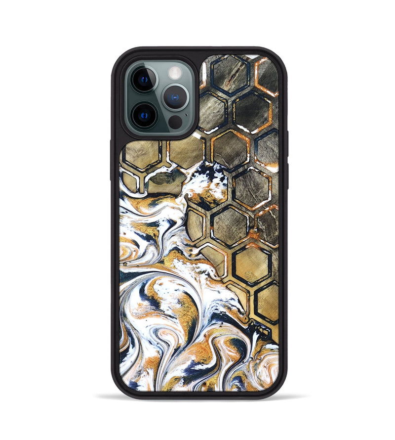 iPhone 12 Pro Wood Phone Case - Kathlyn (Pattern, 827001)