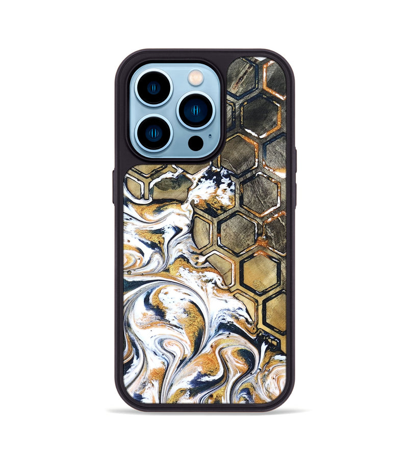 iPhone 14 Pro Wood Phone Case - Kathlyn (Pattern, 827001)