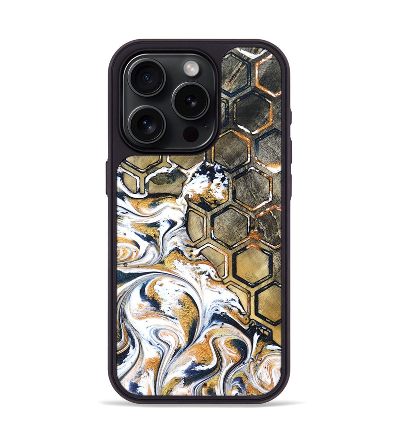 iPhone 15 Pro Wood Phone Case - Kathlyn (Pattern, 827001)