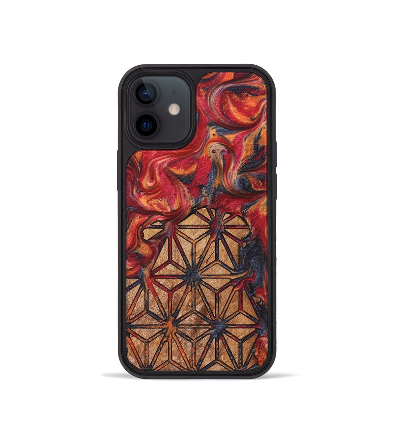 iPhone 12 mini Wood Phone Case - Harry (Pattern, 827003)