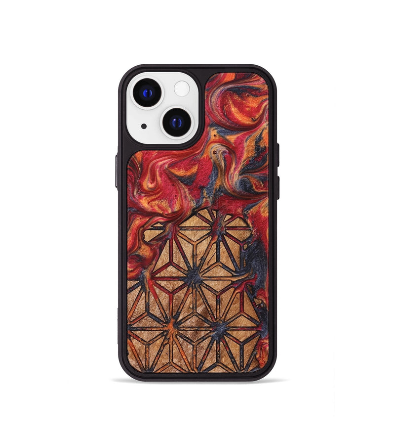 iPhone 13 mini Wood Phone Case - Harry (Pattern, 827003)