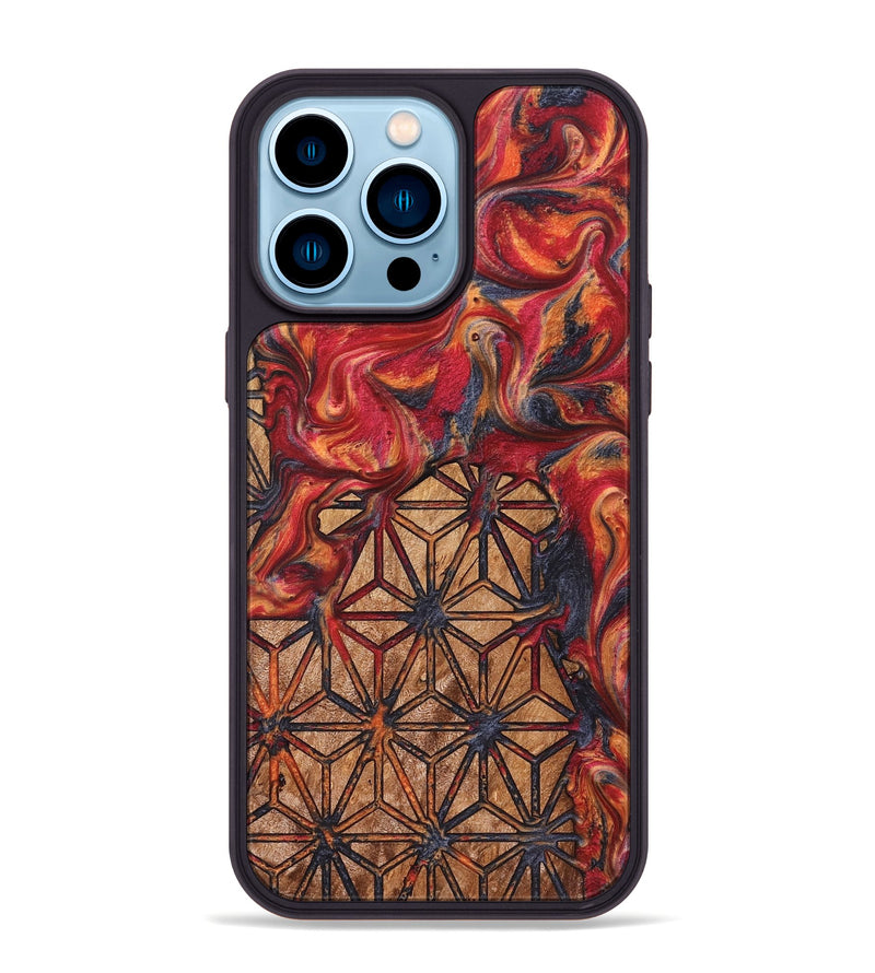 iPhone 14 Pro Max Wood Phone Case - Harry (Pattern, 827003)
