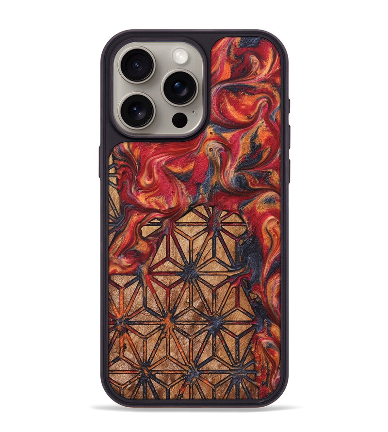 iPhone 15 Pro Max Wood Phone Case - Harry (Pattern, 827003)
