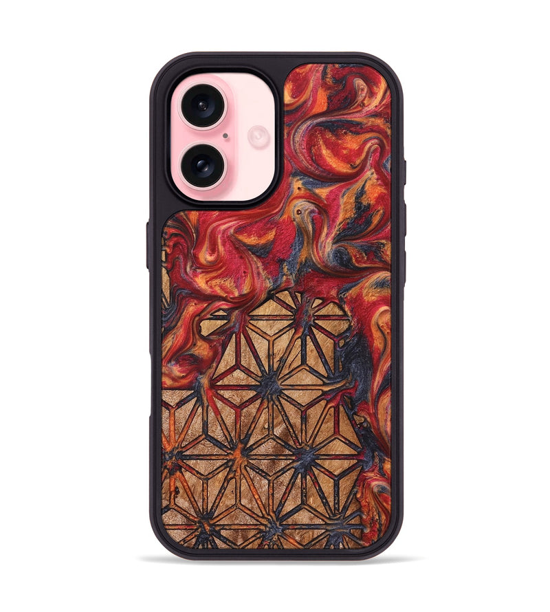 iPhone 16 Wood Phone Case - Harry (Pattern, 827003)