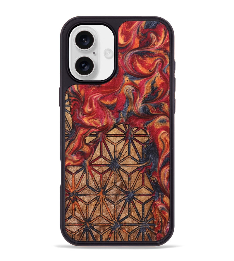 iPhone 16 Plus Wood Phone Case - Harry (Pattern, 827003)