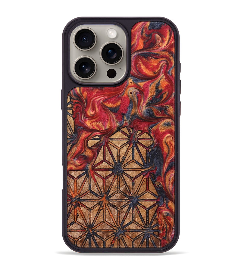 iPhone 16 Pro Max Wood Phone Case - Harry (Pattern, 827003)